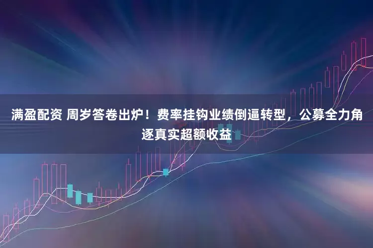 满盈配资 周岁答卷出炉！费率挂钩业绩倒逼转型，公募全力角逐真实超额收益